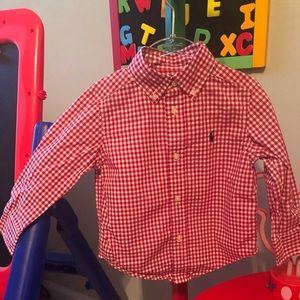 Button up long sleeved shirt